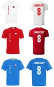 Koszulki sportowe męskie - Koszulka CZECHY DAVID LIMBERSKY 8 JR - miniaturka - grafika 1