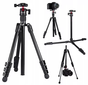 LEKKI Statyw do Aparatu dla vlogera podróżnika PRO do Aparatu Foto 700g + Głowica - Statywy fotograficzne - miniaturka - grafika 1