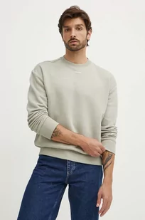 Calvin Klein bluza męska kolor zielony gładka K10K112870 - Bluzy męskie - miniaturka - grafika 1