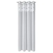 Zasłony - Zasłona 140 x 250 Dekoracyjna Estera Biały - miniaturka - grafika 1