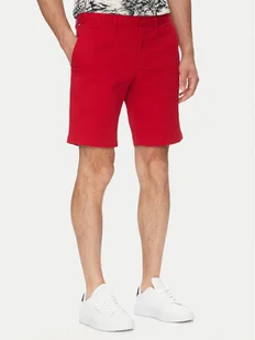 Tommy Hilfiger Szorty materiałowe Brooklyn MW0MW23563 Czerwony Regular Fit - Spodenki męskie - miniaturka - grafika 1