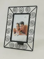 Ramki na zdjęcia - Ramka metalowa na zdjęcie 10x15 cm z nóżką HB 53 - miniaturka - grafika 1