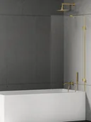 Parawany nawannowe - Parawan nawannowy New Trendy Eventa 100x150 uniwersalny złoty EXK-4897 - miniaturka - grafika 1