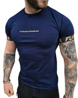 Koszulki męskie - Koszulka męska granatowa Furia Gym Wear - miniaturka - grafika 1