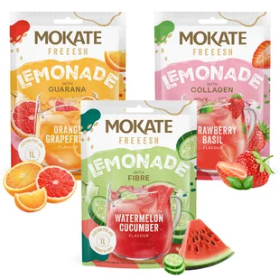 Zestaw Napojów Owocowych Lemoniada Mokate Mix Smaków 3szt x 40g - Zdrowa żywność - miniaturka - grafika 1