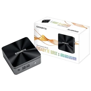 GIGABYTE GB-BRI3H-10110 komputer typu barebone Czarny i3-10110U BGA 1528 2,1 GHz - Mini PC - miniaturka - grafika 1