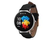 Smartwatch - Garett Verona Leather Srebrno-czarny - miniaturka - grafika 1