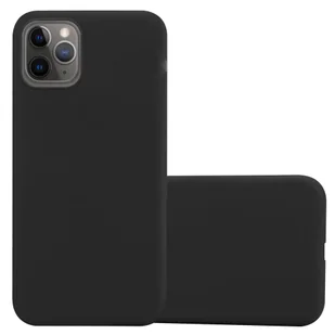 Etui Cadorabo do Apple iPhone 13 PRO w kolorze czarnym, silikonowe etui TPU na telefon komórkowy - Etui i futerały do telefonów - miniaturka - grafika 1