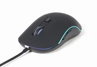 Myszki - GEMBIRD MYSZ USB OPTYCZNA 2400DPI, PODŚWIETLENIE, 6 PRZYCISKÓW, CZARNA - miniaturka - grafika 1