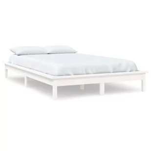 Lumarko Rama łóżka, biała, 200 x 200 cm, lite drewno sosnowe - Łóżka - miniaturka - grafika 3