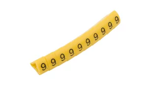 Ergom Oznacznik przewodów OZ-2/9 żółty E04ZP-01020401000 100szt. 01020401000 - Inne akcesoria elektryczne - miniaturka - grafika 1