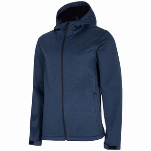 Kurtka męska softshell 4F ciemny granat melanż - Kurtki męskie - miniaturka - grafika 1