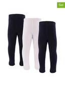 Rajstopy dziecięce - ewers Rajstopy (3 pary) w kolorze czarno-białym - miniaturka - grafika 1