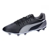 Piłka nożna - PUMA Unisex King Match Fg/Ag buty piłkarskie, Puma Black PUMA White Cool Dark Grey, 39 EU - miniaturka - grafika 1
