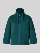 Bluzy damskie - Bluza rozpinana o pudełkowym kroju z dodatkiem wiskozy - miniaturka - grafika 1