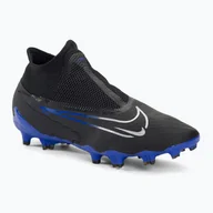 Piłka nożna - Buty do piłki nożnej Nike Phantom GX Pro DF FG black/chrome/hyper royal - miniaturka - grafika 1