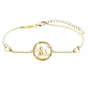 Złota Bransoletka Mały Książę z Lisem Gwiazdy Kosmos Lis Lisek SREBRO 925 - Bransoletki - miniaturka - grafika 1