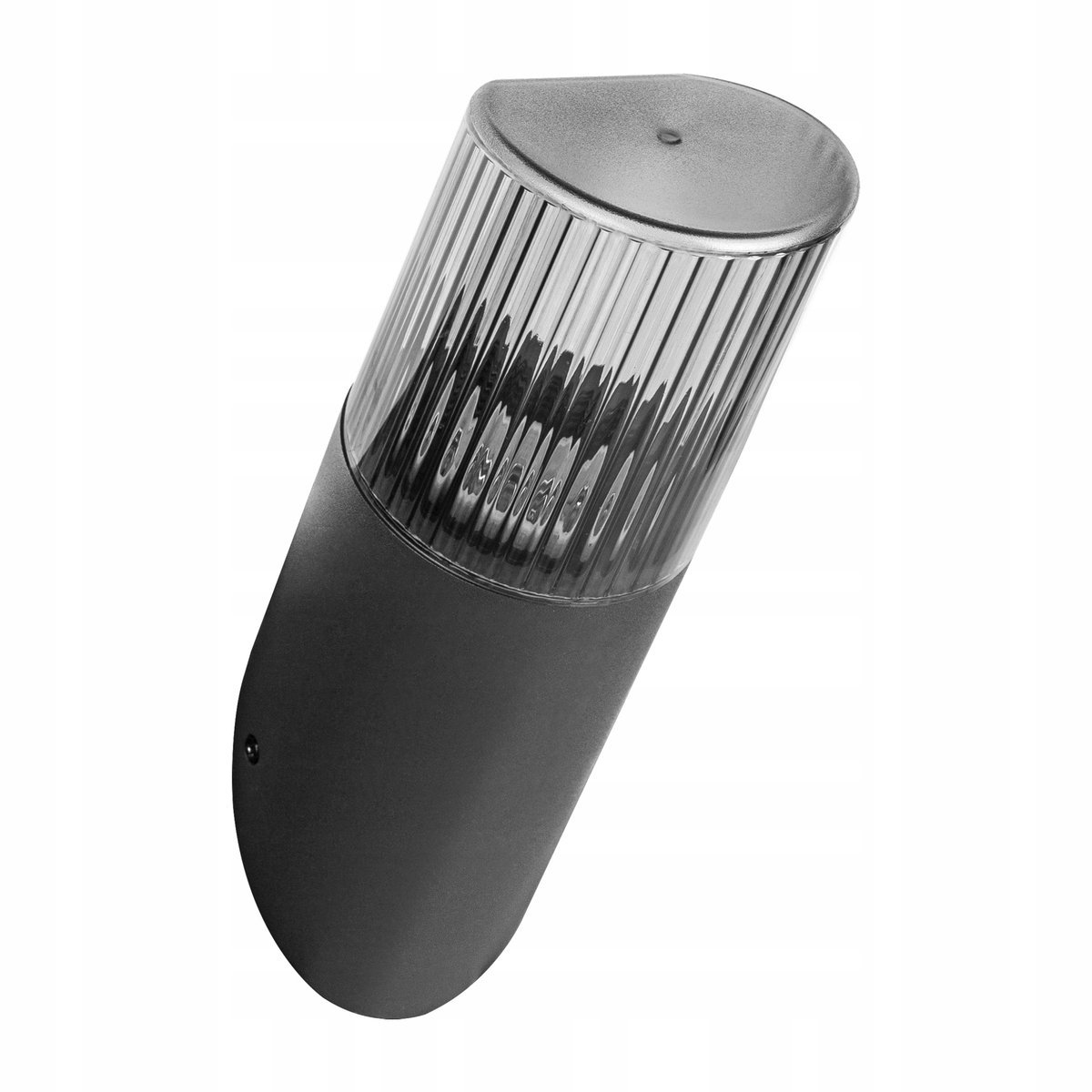 Kinkiet Zewnętrzny Skośny LED Lampa Ogrodowa Elewacyjna E27 15W IP54 Czarna