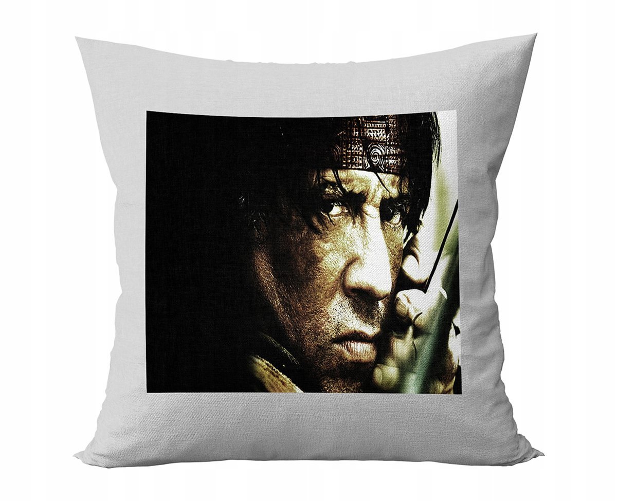 PODUSZKA PERSONALIZOWANA RAMBO FILMY POMYSŁ NA PREZENT SUPER WZORY