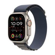 Smartwatch - Apple Watch Ultra 2 GPS + Cellular 49mm Tytan Alpine L Niebieski - miniaturka - grafika 1