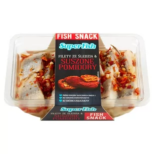 SuperFish Filety ze śledzia & suszone pomidory 200 g - Konserwy i dania rybne - miniaturka - grafika 1