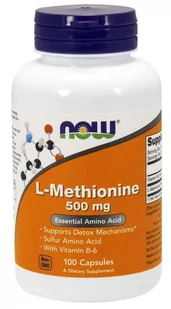 Now Foods L-Metionina (100 kaps.) - Suplementy naturalne - miniaturka - grafika 1