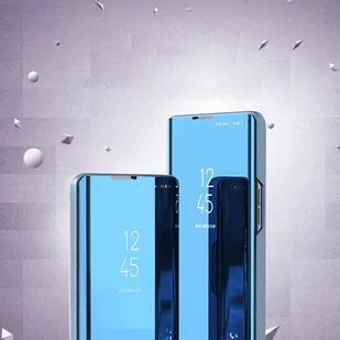 Clear View Case futerał etui z klapką Xiaomi Redmi K40 Pro+ / K40 Pro / K40 / Poco F3 niebieski - Etui i futerały do telefonów - miniaturka - grafika 4