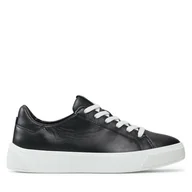 Sneakersy damskie - Sneakersy ECCO Street Tray W 29114301001 Czarny - miniaturka - grafika 1