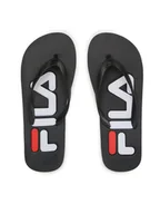 Klapki i japonki damskie - Fila Japonki Troy Zeppa Slipper Wmn FFW0271.80010 Czarny - miniaturka - grafika 1