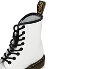 Botki damskie - Dr. Martens White Blanc Smooth 11822100 39 - miniaturka - grafika 1