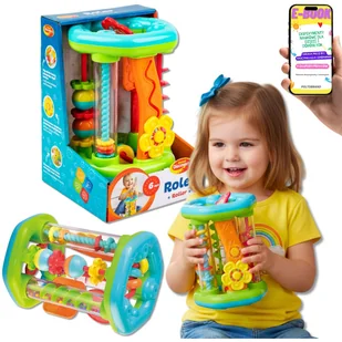 ROLER Zabawka do Nauki Raczkowania 6m+ DUMEL PREZENT DLA NIEMOWLĄT NA URODZINY ŚWIĘTA + EBOOK - Zabawki interaktywne dla dzieci ROLER Zabawka do Nauki Raczkowania 6m+ DUMEL PREZENT DLA NIEMOWLĄT NA URODZINY ŚWIĘTA + EBOOK - Zabawki interaktywne dla dzieci - miniaturka - grafika 1