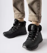 Botki damskie - Czarne trapery ocieplane Big Star MM274488-40 - miniaturka - grafika 1