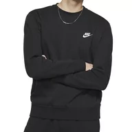 Bluzy sportowe męskie - Bluza Nike Sportswear Club BV2662-010 - czarna - miniaturka - grafika 1