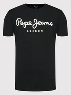 Koszulki męskie - Pepe Jeans T-Shirt Męskie czarny PM508210 - miniaturka - grafika 1