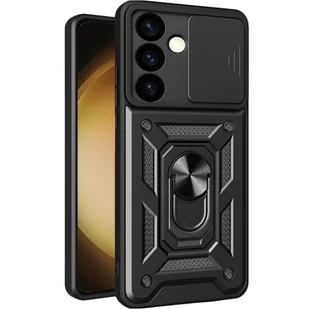 Etui do Samsung Galaxy S24 pancerne Slide Case Ring obudowa ochrona aparatu Camshield Alogy czarne + Szkło - Części i akcesoria do laptopów - miniaturka - grafika 15