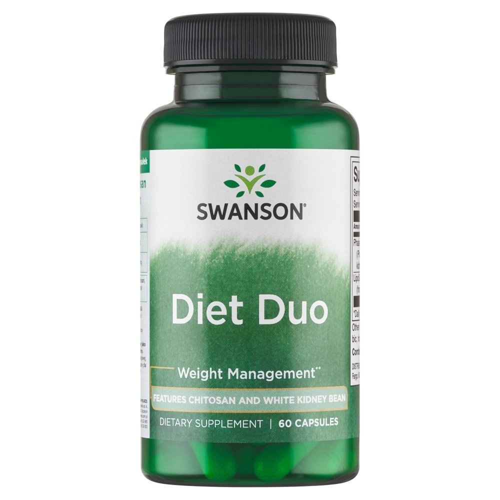Swanson Diet Duo Chitosan & White Kidney Bean Kapsułki, 60 szt.