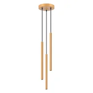 Lampy sufitowe - Lampa wisząca ARCHE 3P złota SOLLUX LIGHTING - miniaturka - grafika 1