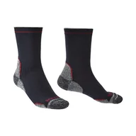 Skarpetki męskie - Męskie skarpety trekkingowe Bridgedale Lightweight T2 Coolmax Performance Boot navy/red - 40-43 - miniaturka - grafika 1