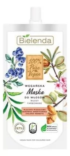 Bielenda Bielenda 100% Pure Vegan wegańska maska do włosów farbowanych 125ml - Maski do włosów - miniaturka - grafika 1
