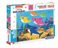 Puzzle - Puzzle 104 Maxi Super Kolor Baby Shark - miniaturka - grafika 1