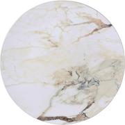 Obrusy i serwetki - Ozdobna podkładka na stół, biała imitacja marmuru, 33 cm - miniaturka - grafika 1