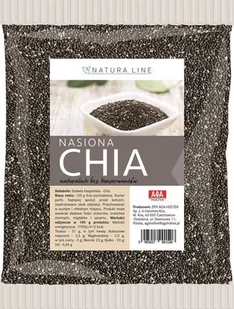 AGA HOLTEX Chia nasiona 120g Natura Line - Ziarna i nasiona roślin strączkowych - miniaturka - grafika 1