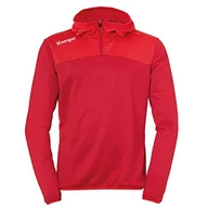 Bluzy męskie - Kempa Emotion 2.0 męska bluza z kapturem, kolor chili/czerwony, 4XL - miniaturka - grafika 1