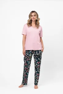 Piżama damska krótki rękaw, długie spodnie Marisal - Italian Fashion - Piżamy damskie - miniaturka - grafika 1