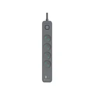 Listwy zasilające - Listwa zasilająca antyprzepięciowa TRACER Power Line+ mobile ready 1.5 m (4 gniazda + 1x USB A+ 1x Type C, PD18W) - miniaturka - grafika 1