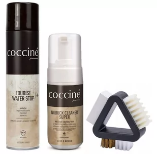 Zestaw impregnat do butów zamsz pianka + szczotka 3w1 coccine - Środki do obuwia i ubrań - miniaturka - grafika 1