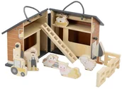 Zabawy w naśladowanie dorosłych - Drewniana składana farma TRYCO - miniaturka - grafika 1