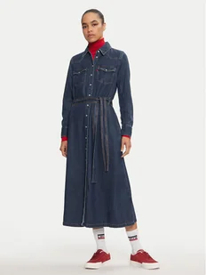 Levi's® Sukienka jeansowa Quinney A8658-0000 Granatowy Regular Fit - Sukienki - miniaturka - grafika 1