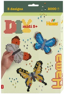 Hama 3452 midi, Motyle - Prace ręczne dla dzieci - miniaturka - grafika 1