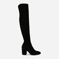 Kozaki damskie - Damskie muszkieterki Steve Madden Graphite Boot SM11001164-039 40 25.4 cm Czarne (8720236126788) - miniaturka - grafika 1